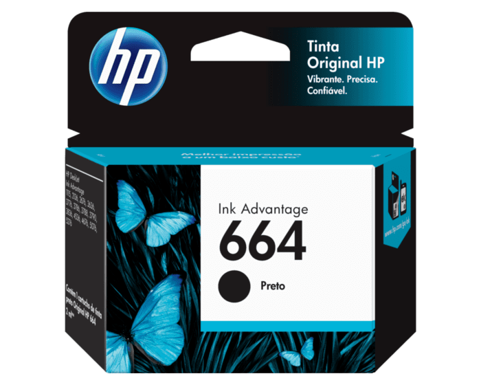 HP 664 Preto
