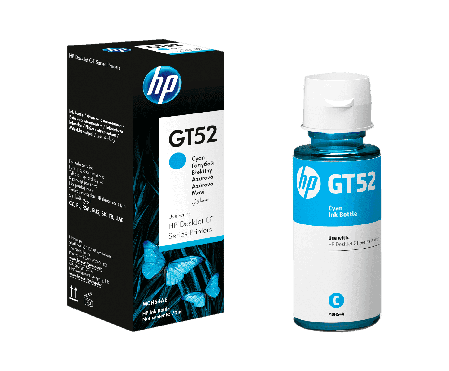 HP GT52 Ciano