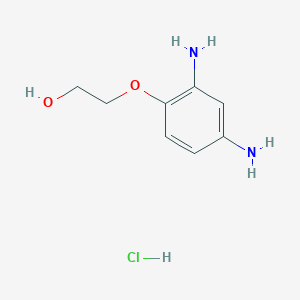 Estrutura molecular de 2,4-DIAMINOPHENOXYETHANOL HCL