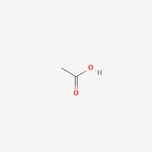 Estrutura molecular de ACETIC ACID