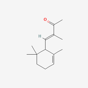 Estructura molecular de ALPHA-ISOMETHYL IONONE
