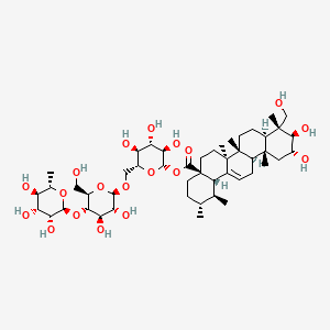 Estrutura molecular de ASIATICOSIDE