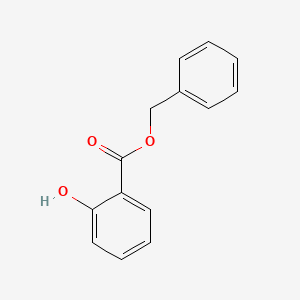 Estrutura molecular de BENZYL SALICYLATE