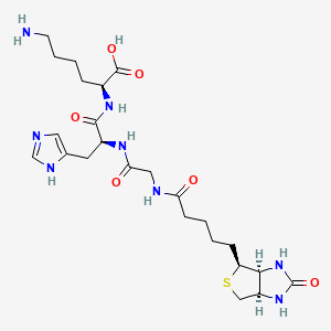Estrutura molecular de BIOTINOYL TRIPEPTIDE-1