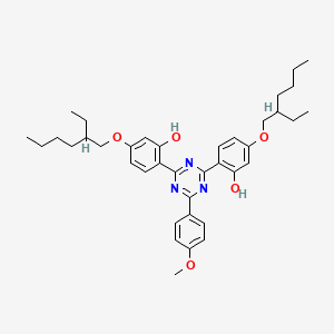 Estrutura molecular de BIS-ETHYLHEXYLOXYPHENOL METHOXYPHENYL TRIAZINE