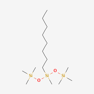 Estrutura molecular de CAPRYLYL METHICONE