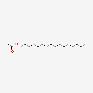 Estrutura molecular de CETYL ACETATE