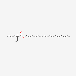 Estructura molecular de CETYL ETHYLHEXANOATE
