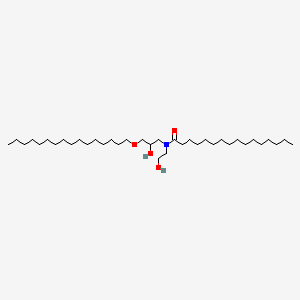 Estrutura molecular de CETYL-PG HYDROXYETHYL PALMITAMIDE