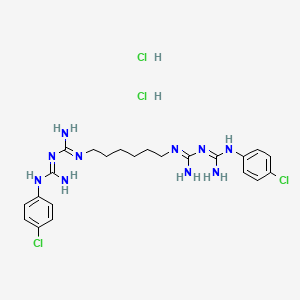 Estrutura molecular de CHLORHEXIDINE DIHYDROCHLORIDE