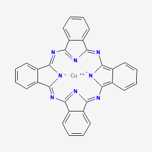 Estructura molecular de CI 74160