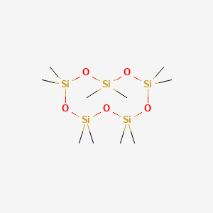 Estrutura molecular de CYCLOPENTASILOXANE