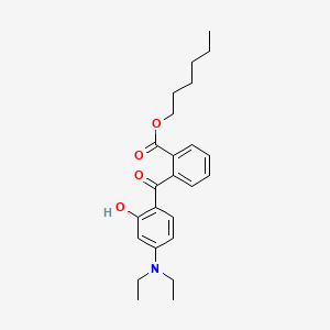Estrutura molecular de DIETHYLAMINO HYDROXYBENZOYL HEXYL BENZOATE
