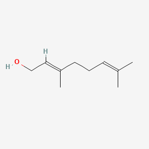 Estrutura molecular de GERANIOL