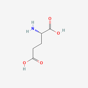 Estrutura molecular de GLUTAMIC ACID