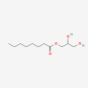 Estrutura molecular de GLYCERYL CAPRYLATE