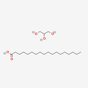 Estrutura molecular de GLYCERYL STEARATE SE