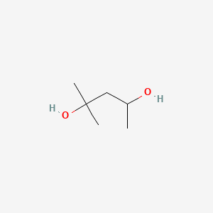Estrutura molecular de HEXYLENE GLYCOL