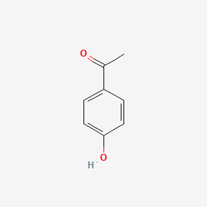 Molecular structure of HYDROXYACETOPHENONE