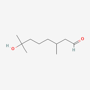 Estrutura molecular de HYDROXYCITRONELLAL