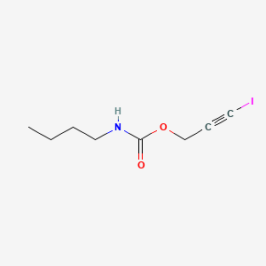 Estrutura molecular de IODOPROPYNYL BUTYLCARBAMATE
