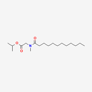 Estrutura molecular de ISOPROPYL LAUROYL SARCOSINATE