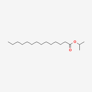 Estrutura molecular de ISOPROPYL MYRISTATE