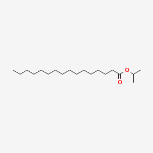 Estructura molecular de ISOPROPYL PALMITATE