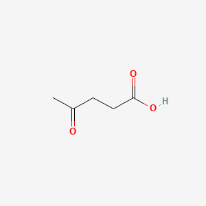 Estrutura molecular de LEVULINIC ACID