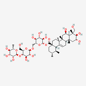 Estrutura molecular de MADECASSOSIDE
