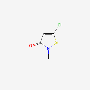 Estrutura molecular de METHYLCHLOROISOTHIAZOLINONE