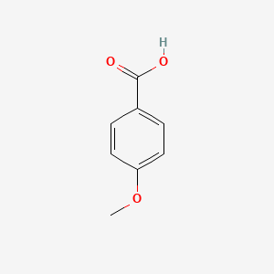 Estrutura molecular de P-ANISIC ACID