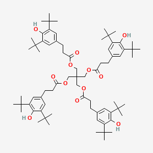 Estrutura molecular de PENTAERYTHRITYL TETRA-DI-T-BUTYL HYDROXYHYDROCINNAMATE
