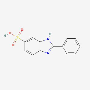 Estrutura molecular de PHENYLBENZIMIDAZOLE SULFONIC ACID