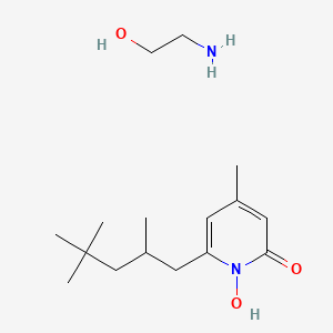 Estrutura molecular de PIROCTONE OLAMINE