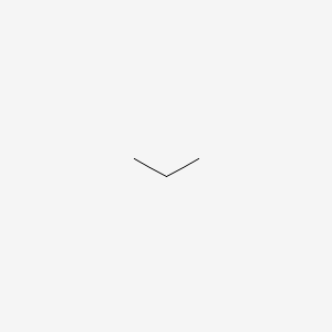 Molecular structure of PROPANE