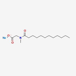 Estrutura molecular de SODIUM LAUROYL SARCOSINATE
