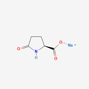 Estrutura molecular de SODIUM PCA