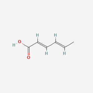 Estructura molecular de SORBIC ACID