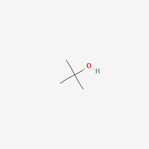 Estrutura molecular de T-BUTYL ALCOHOL