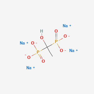 Estructura molecular de TETRASODIUM ETIDRONATE