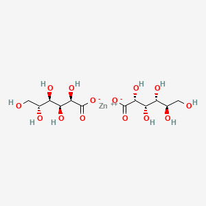 Estrutura molecular de ZINC GLUCONATE