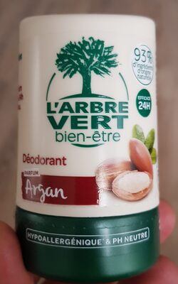 L'arbre vert Déodorant Argan & Harnarnélis