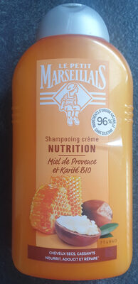 Le Petit Marseillais Shampooing crème nutrition miel de provence et karité bio