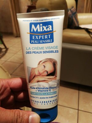Mixa Creme Visage Peaux Sensibles Huile d'Amande