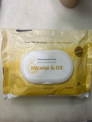 Deliplus Toallitas desmaquillantes Micelar & Oil