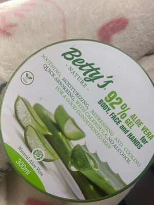 Betty's nature Gel 92 % Aloe vera